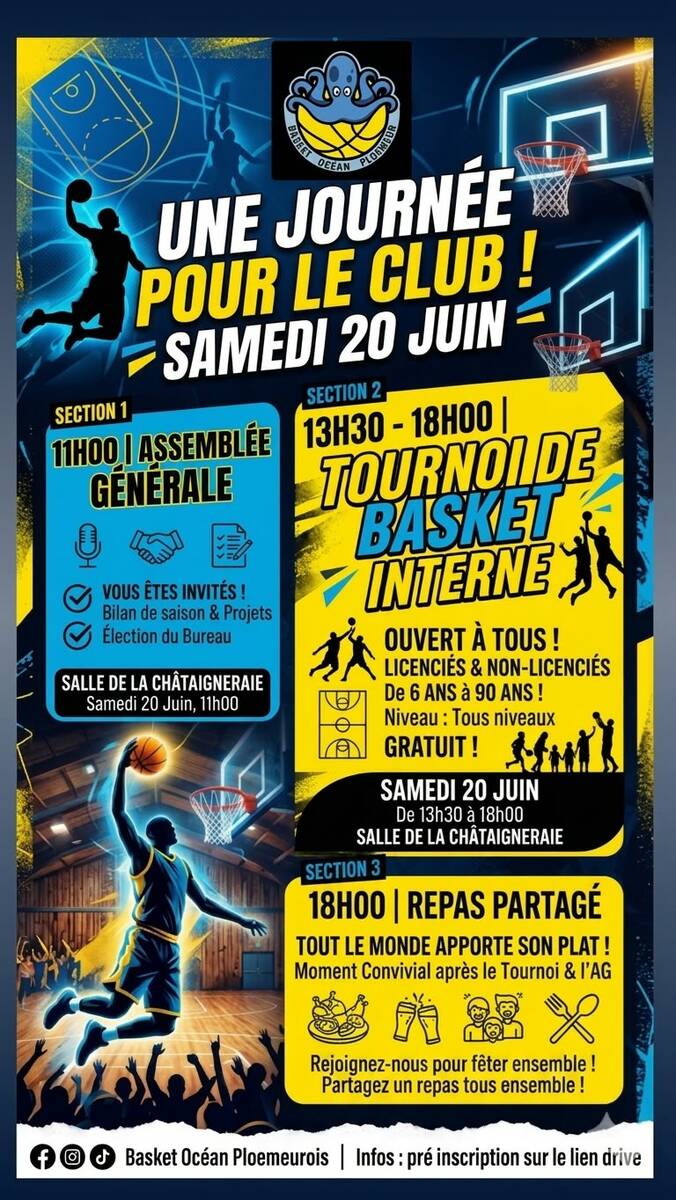 TOURNOI INTERNE - Samedi 20 Juin 2026